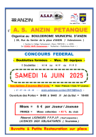 X2 Départemental - AS ANZIN Pétanque